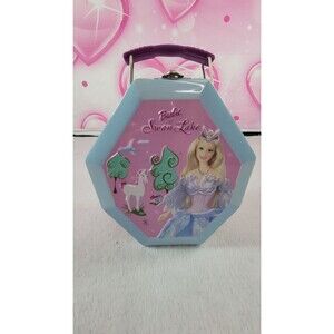 Barbie of Swan Lake Vtg 2003 Mini Metal Tin Lunch Box Purse Frankford Candy Y2K